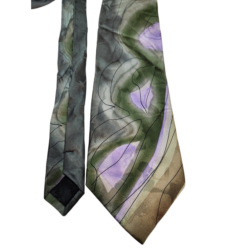 J. Garcia Smoke Signal Limited Edition Collection 41 Silk Necktie 3.75 x 58‎